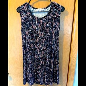 Loft floral cotton dress